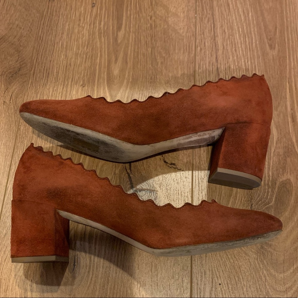 Chloe Lauren block heel pumps 37